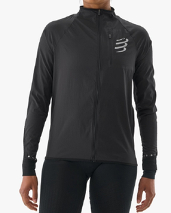 Женская теннисная куртка Compressport Hurricane Windproof - Black