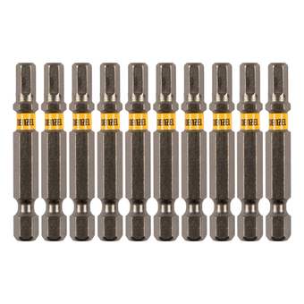 Бита HEX 5х50, сталь S2, шестигранный профиль, 10 шт. Е 6,3 Denzel