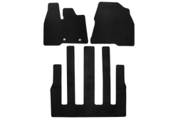 Коврики в салон для HONDA Odyssey 2023-, минивэн., 3шт. (текстиль) KLEVER0101803901200K