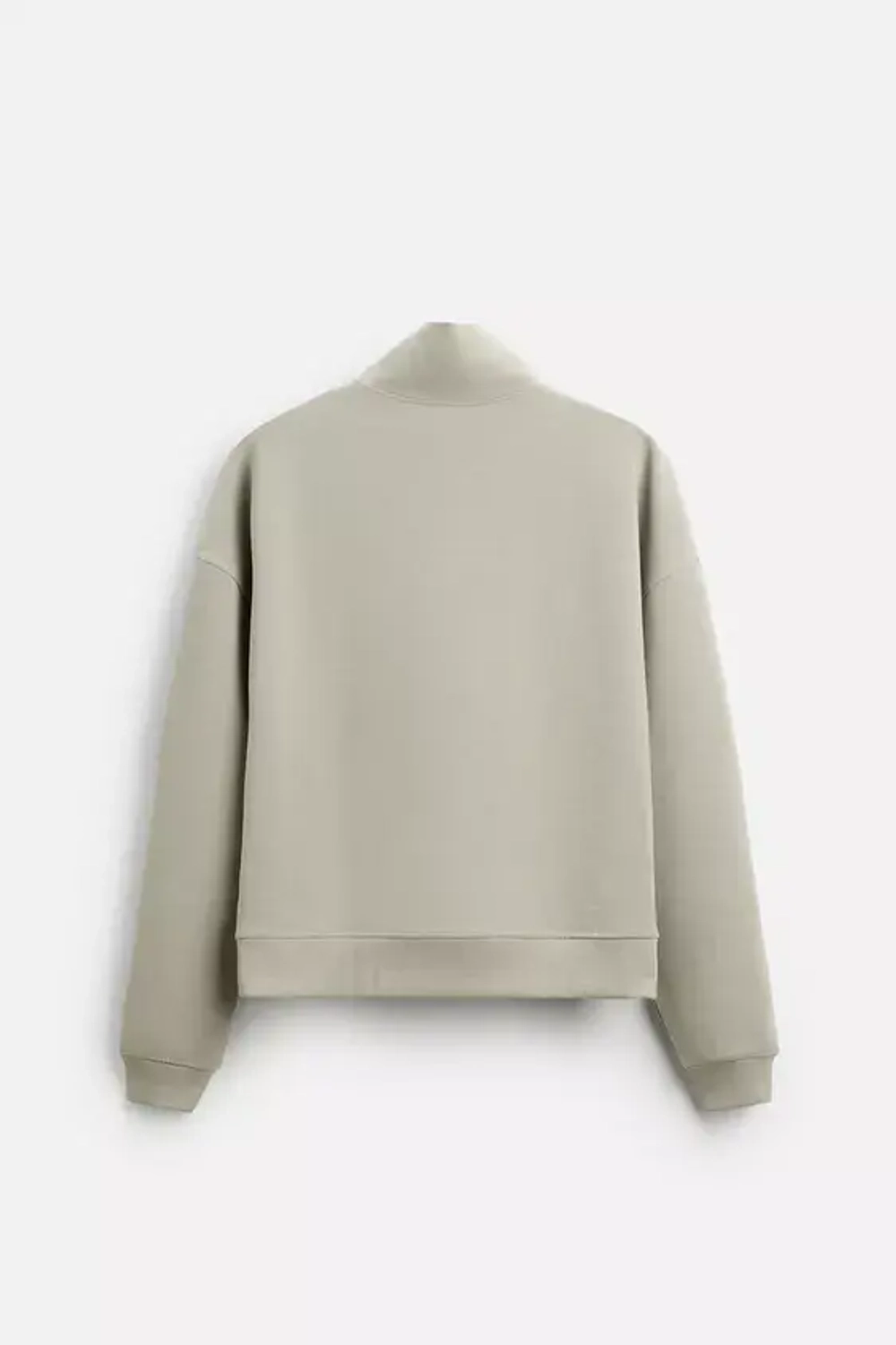 ZARA ТОЛСТОВКА КОМФОРТНОЙ ПОСАДКИ ИЗ ВЫСОКОТЕХНОЛОГИЧНОЙ ТКАНИ, СЕРЫЙ