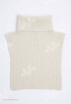 Воротник из 100% монгольской шерсти (Бежевый)