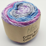 Пряжа для вязания COTTON ROYAL COLOR WAVES (22-04) FIBRA NATURA