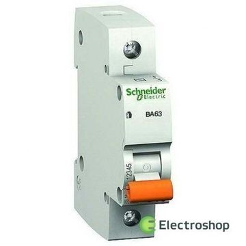 Выключатель автоматический Schneider BA63 C 1P 4.5kA