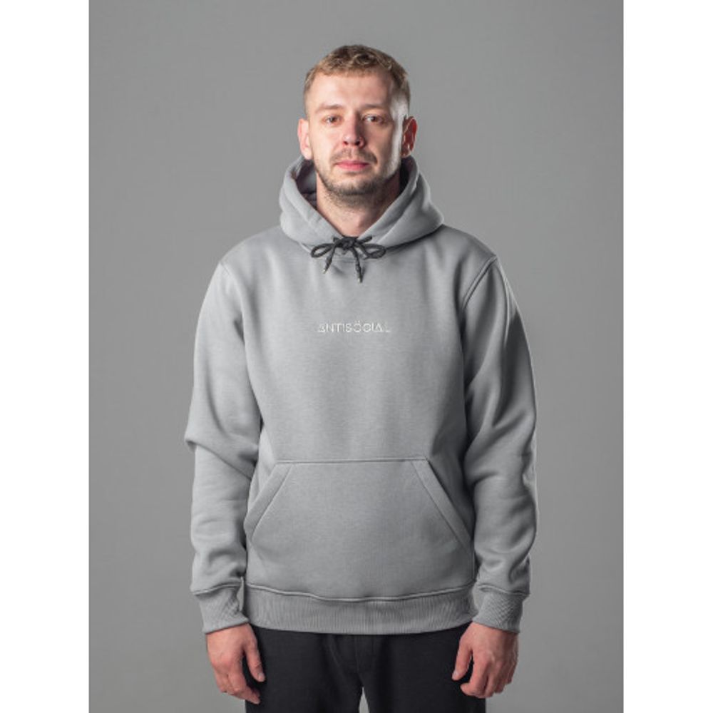 Купить Худи Antisocial Basic Серый Худи Antisocial Basic Серый