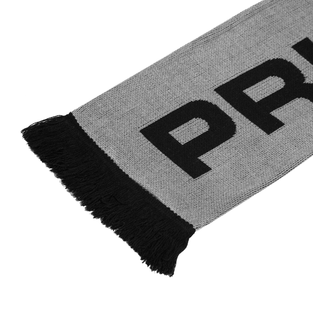 PP LOGO SCARF (BLACK/GREY)