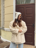 Шапка с ушками модель 006