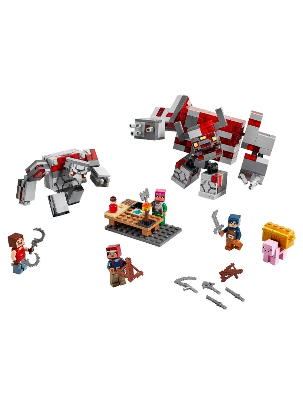 Конструктор Майнкрафт Битва за красную пыль 542 детали