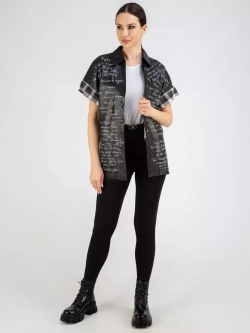 Кожаная куртка натуральная жилет