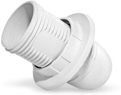 Патрон подвесной E14 с кольцом белый