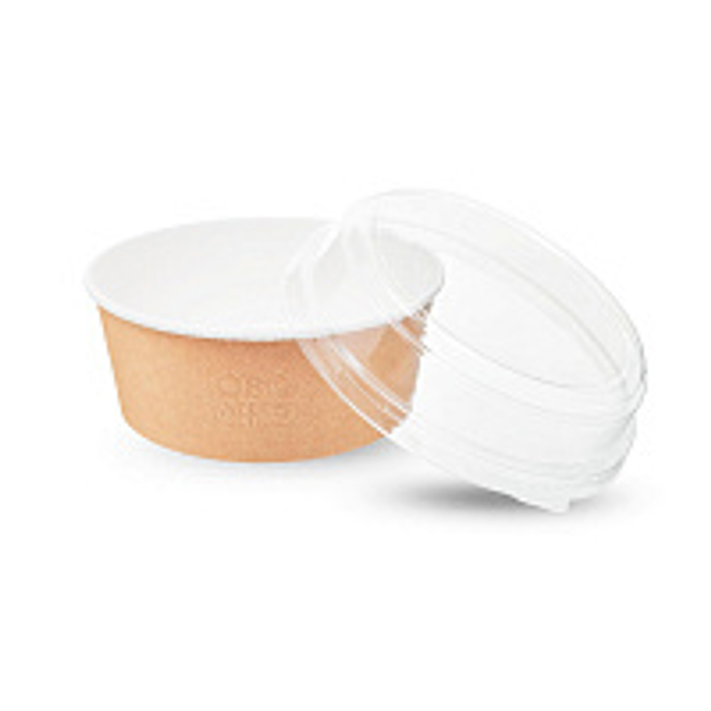 Упаковка OSQ Round Bowl 1000 мл c крышкой для каши/супов/салата