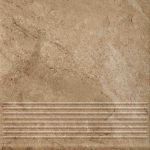 Ceramika Paradyz - Mattone Pietra Ochra - Ступень с насечками рядовая 300x300