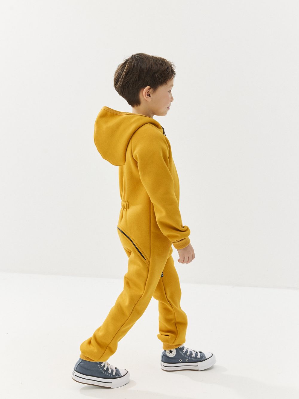 Комбинезон с клапаном "Золотистый желтый" утепленный