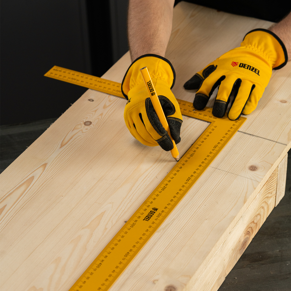 Угольник стальной, 400 х 600 мм Denzel