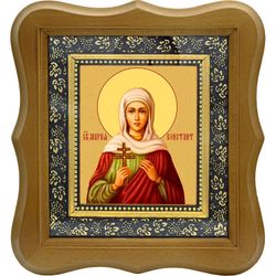 Мария Константинопольская (Патрикия) святая мученица. Икона на холсте.