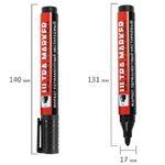 Маркер перманентный 3.5мм, Brauberg Ultra, черный