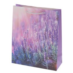 GAEM Пакет подарочный (бумага 210г/м2, блок 12шт), L26 W10 H32 см, 4в.