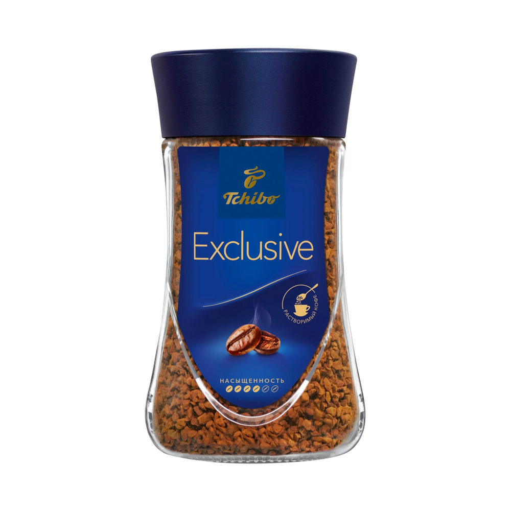 Кофе растворимый Tchibo Exclusive, 190 г, стеклянная банка