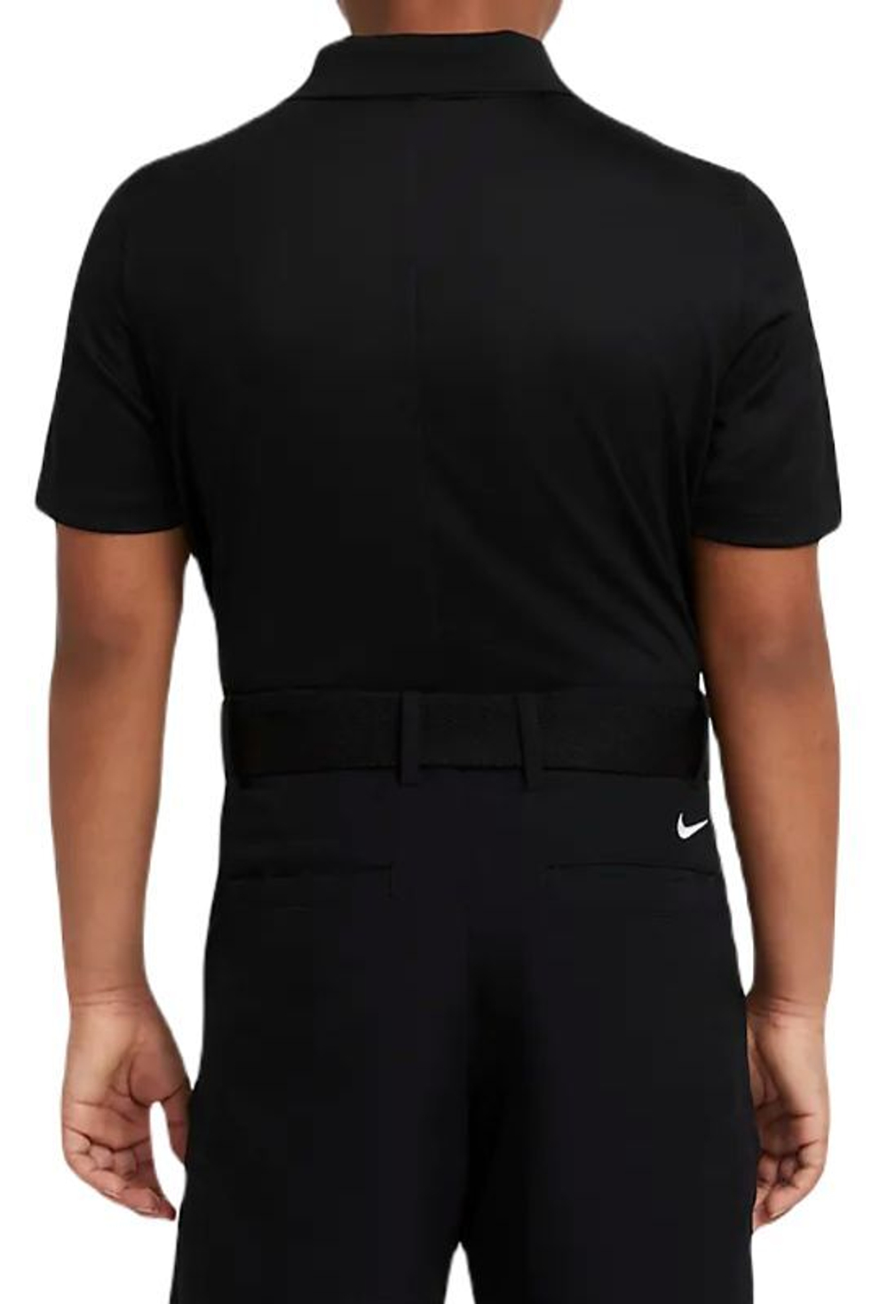 Детская теннисная футболка Nike Boys Dri-Fit Victory Golf - black/white