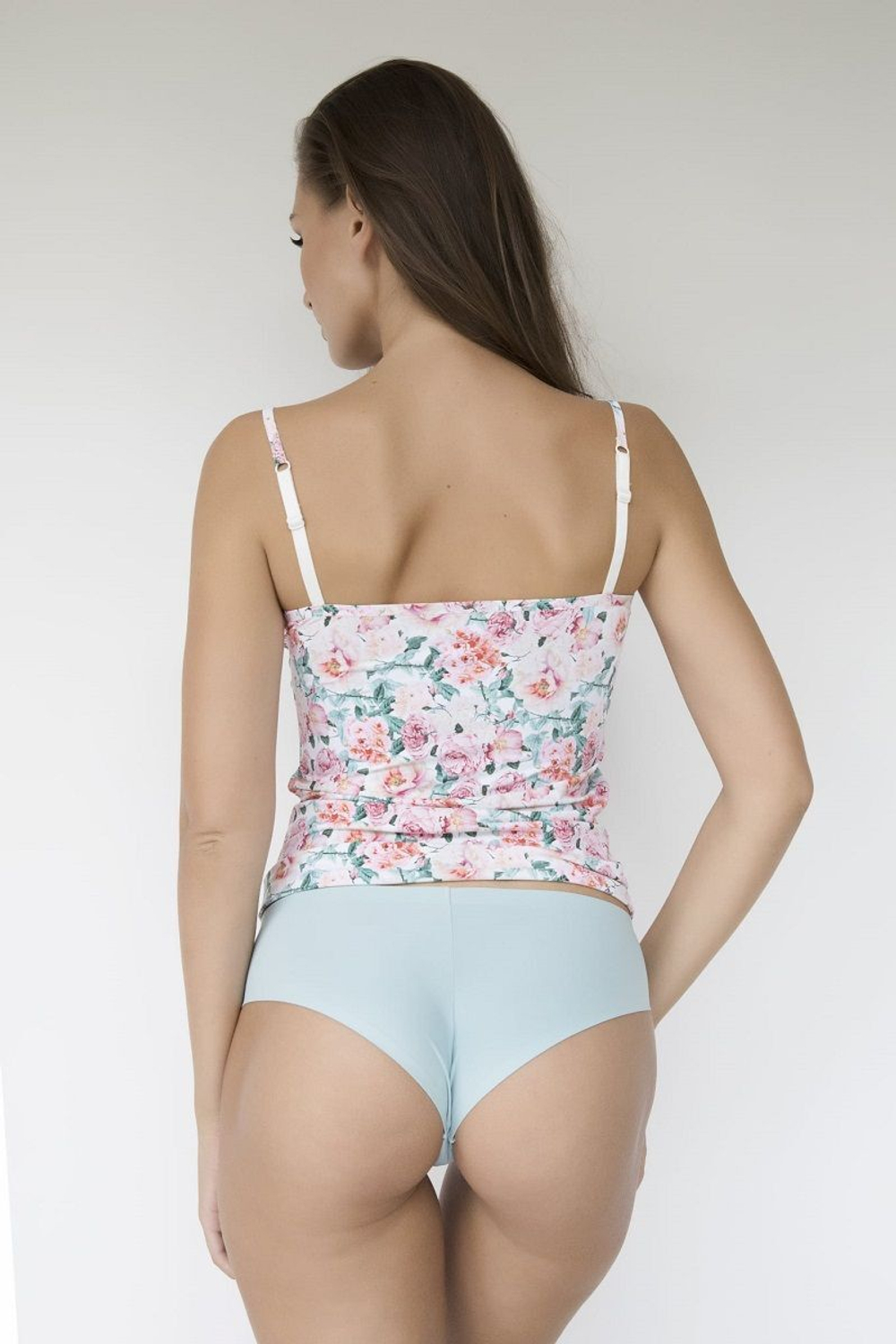 Трусики-бразилиана Brasil (Размер: S) (Цвет: нежно-голубой)