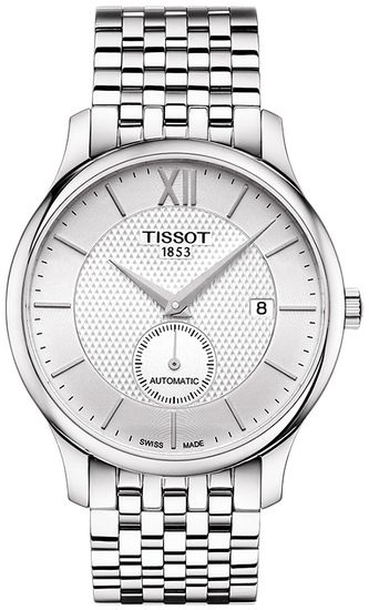 Мужские швейцарские часы Tissot Tradition Automatic Small Second T063.428.11.038.00