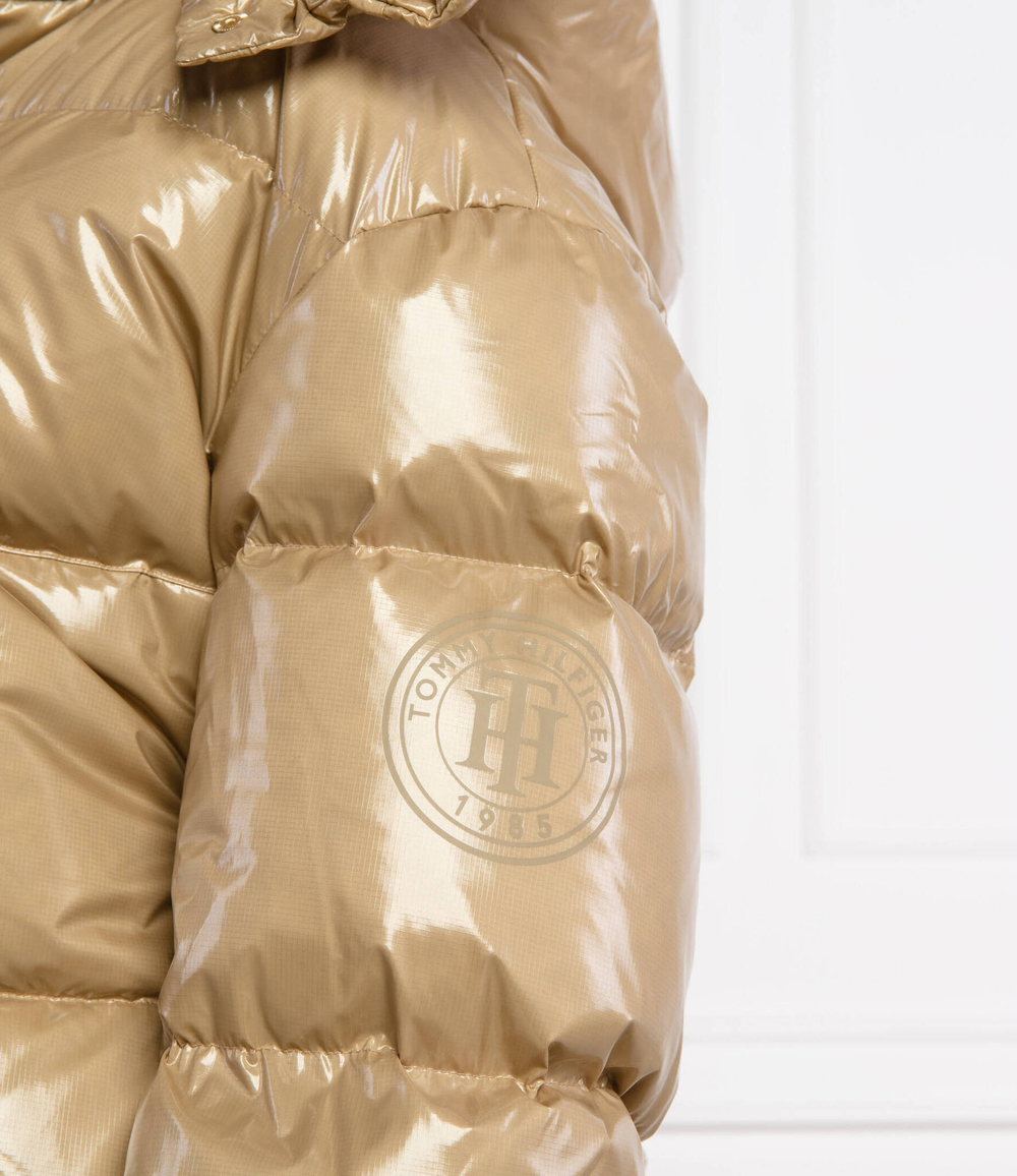 пуховая куртка glossy down Tommy Hilfiger - бежевый(WW0WW32803)