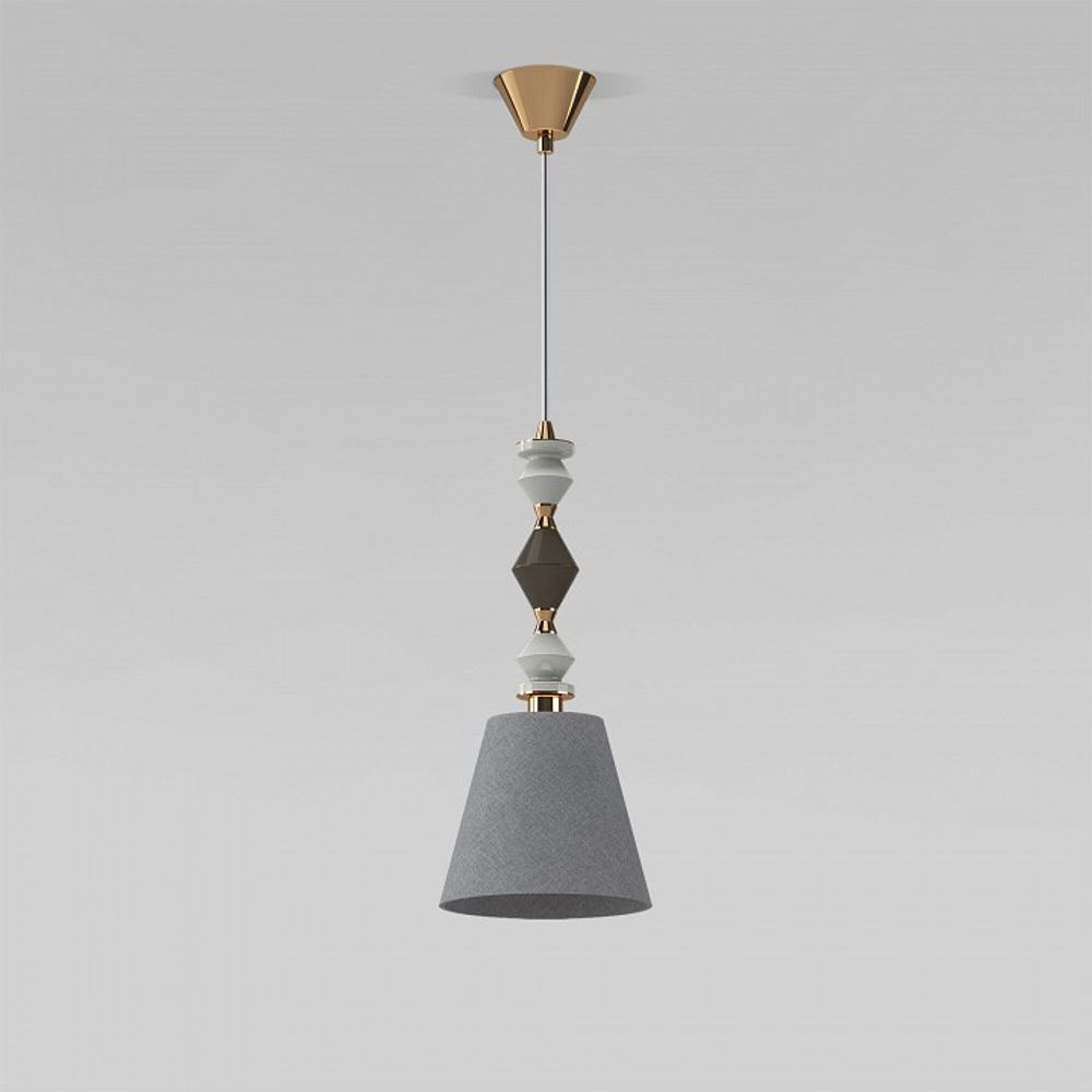 Подвесной светильник Eurosvet Olaria 104012 латунь