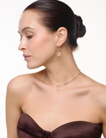 Чокер "Royal" из розового кварца Gold