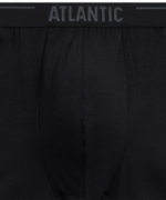 Мужские трусы шорты Atlantic, набор из 5 шт., хлопок, коричневые + графитовые + чёрные + фиолетово-серые + каберне, 5SMH-004