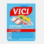 Сельдь Vici Филе к картошке в масле 240г