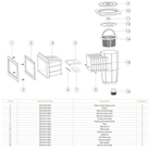 Скиммер под бетон Aquant 2010112 Wide