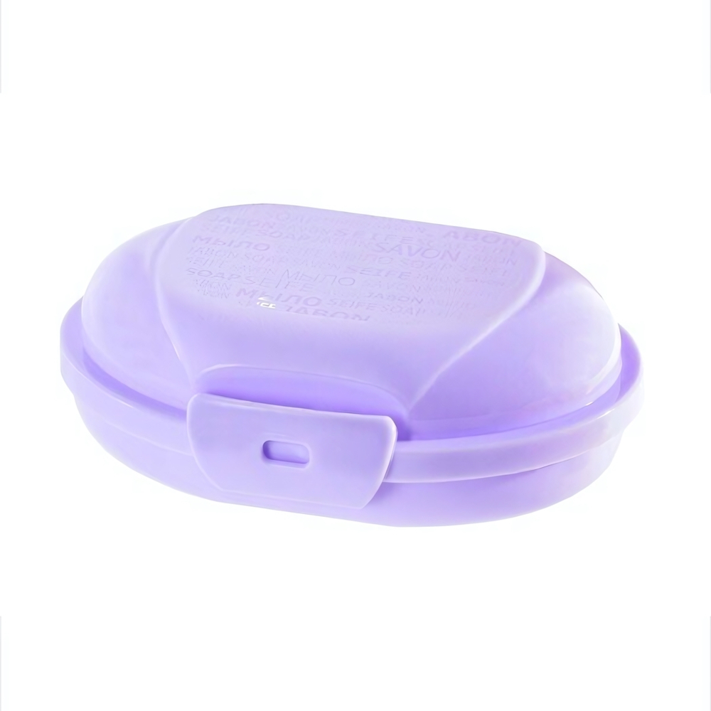 Мыльница "Лайт" дорожная с защелкой цвет в ассортименте