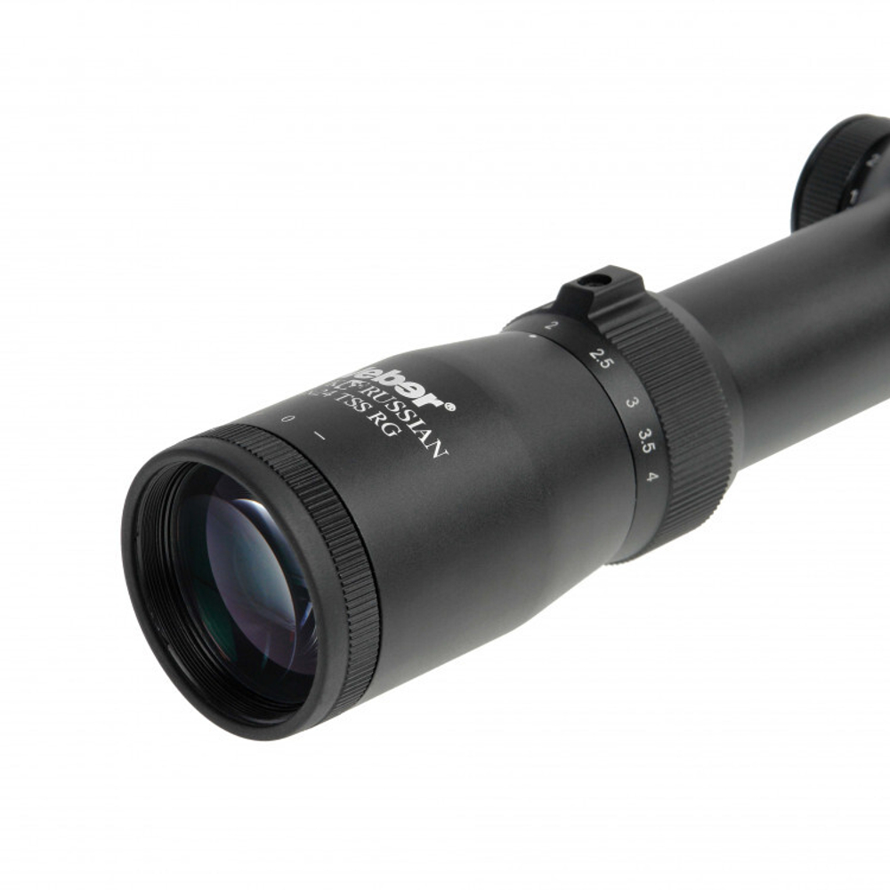 Оптический прицел Veber Black Russian 1-4x24 TSS RG для загонной охоты и стрельбы на ближних дистанциях