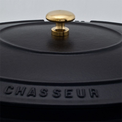 Кастрюля 4.5л Chasseur Black Франция крышка