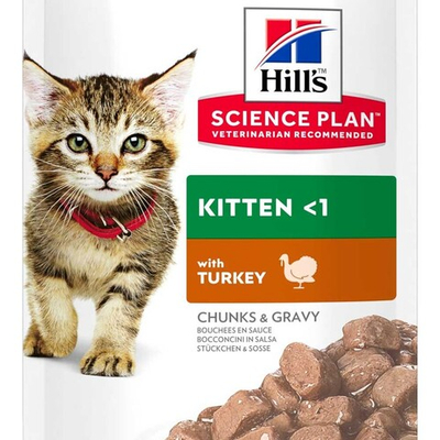 Hill's Kitten Turkey 85 г - консервы (пауч) для котят (индейка)