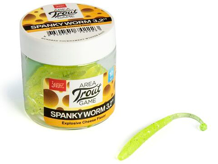 Слаги съедобные искусственные LJ Pro Series SPANKY WORM 3,2in (08.00)/071 10шт.