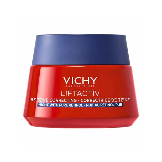 Vichy Liftactiv B3 Tone Correcting Ночной крем для лица с ретинолом против пигментации и морщин, 50 мл