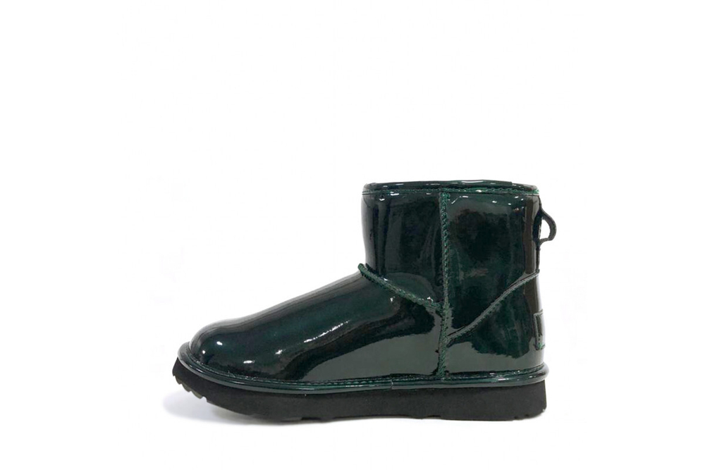 UGG Jimmy Choo Mini Patent II Emerald