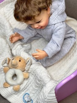 Кукла Реборн виниловая 55см в пакете (FA-155)