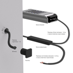 Выключатель сенсорный с функцией диммирования 12/24V 36/72W 95003/01