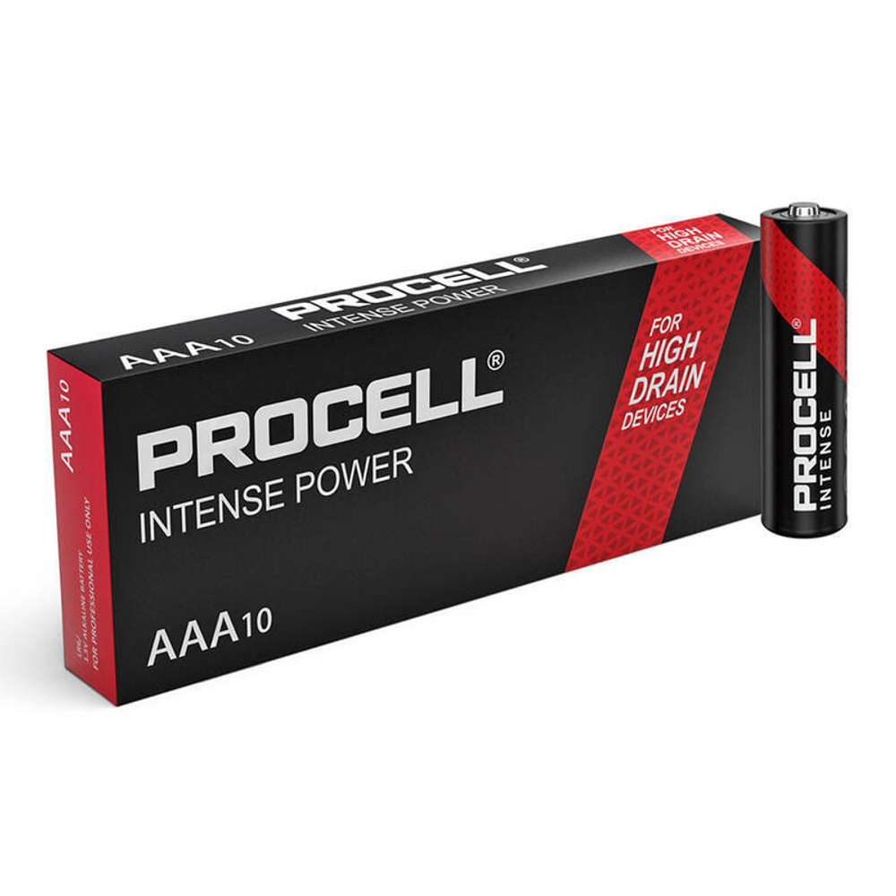 DURACELL PROCELL INTENSE AAA BOX10 батарейка щелочная