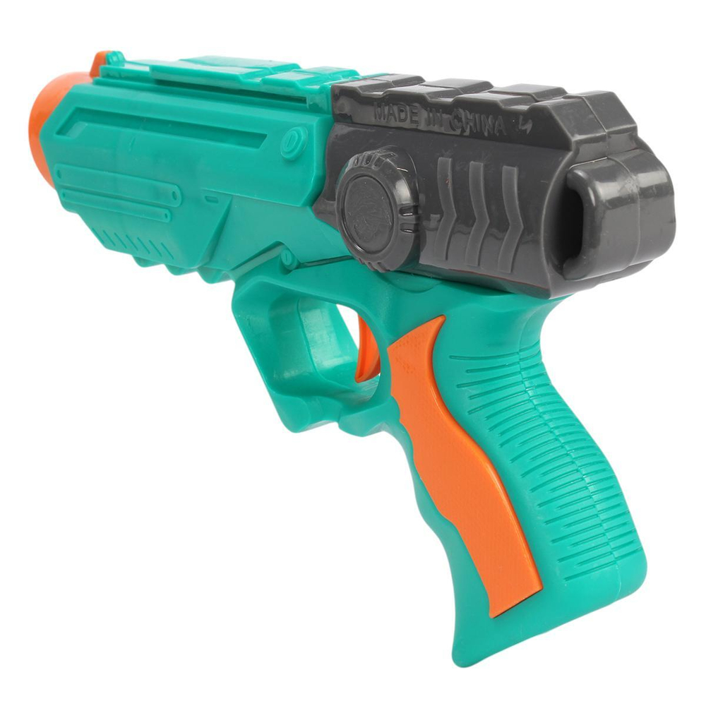 Пистолет 2шт с шарами и мягк.пулями, блистер 383