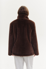 Эко-шуба JACKET | Коричневый