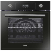 Духовой шкаф встраиваемый Haier HOD-PM08TGB электрический, 70 л, гриль, конвекция, гидроочистка, черный