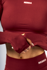 Лонгслив Seamless Long-Sleeve Top POWER 892 Красный