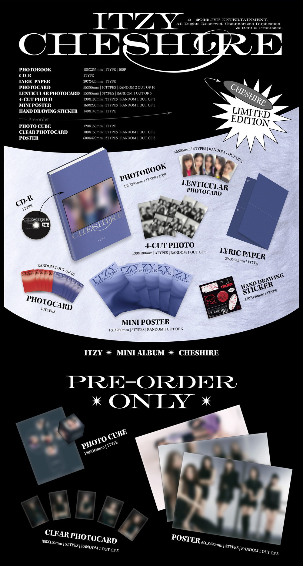 Альбом ITZY - CHESHIRE LIMITED EDITION