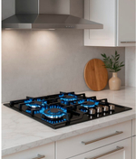 Варочная поверхность Hausler HLS-S4BLGT3 черный ГАЗОВАЯ