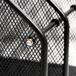 Лоток вертикальный DELI, 3 отделения, металлический, черный