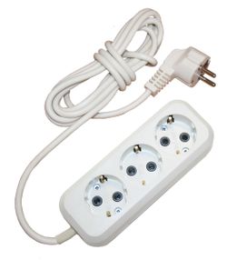 Удлинитель сетевой 3 гнезда 5м (Е03К-5)/АСТ Россия