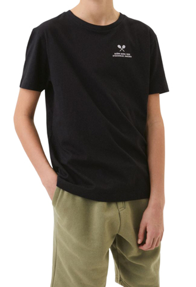 Футболка для мальчика теннисная Björn Borg Tee Sport G - black beauty