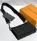 Бумажник Louis Vuitton Gaston Wearable, черно-серый